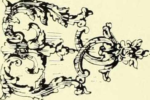 An illustration from An historical guide to French interiors, furniture, decoration, woodwork & allied arts during the last half of the seventeenth century, the whole of the eighteenth century, and the earlier part of the nineteenth, 1903, leaf 263