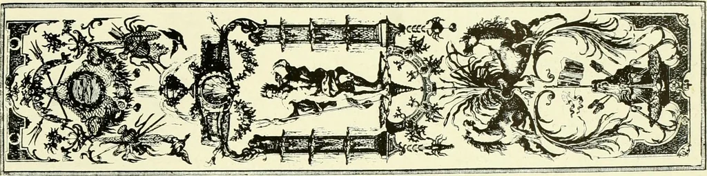 An illustration from An historical guide to French interiors, furniture, decoration, woodwork & allied arts during the last half of the seventeenth century, the whole of the eighteenth century, and the earlier part of the nineteenth, 1903, leaf 264
