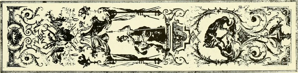An illustration from An historical guide to French interiors, furniture, decoration, woodwork & allied arts during the last half of the seventeenth century, the whole of the eighteenth century, and the earlier part of the nineteenth, 1903, leaf 264