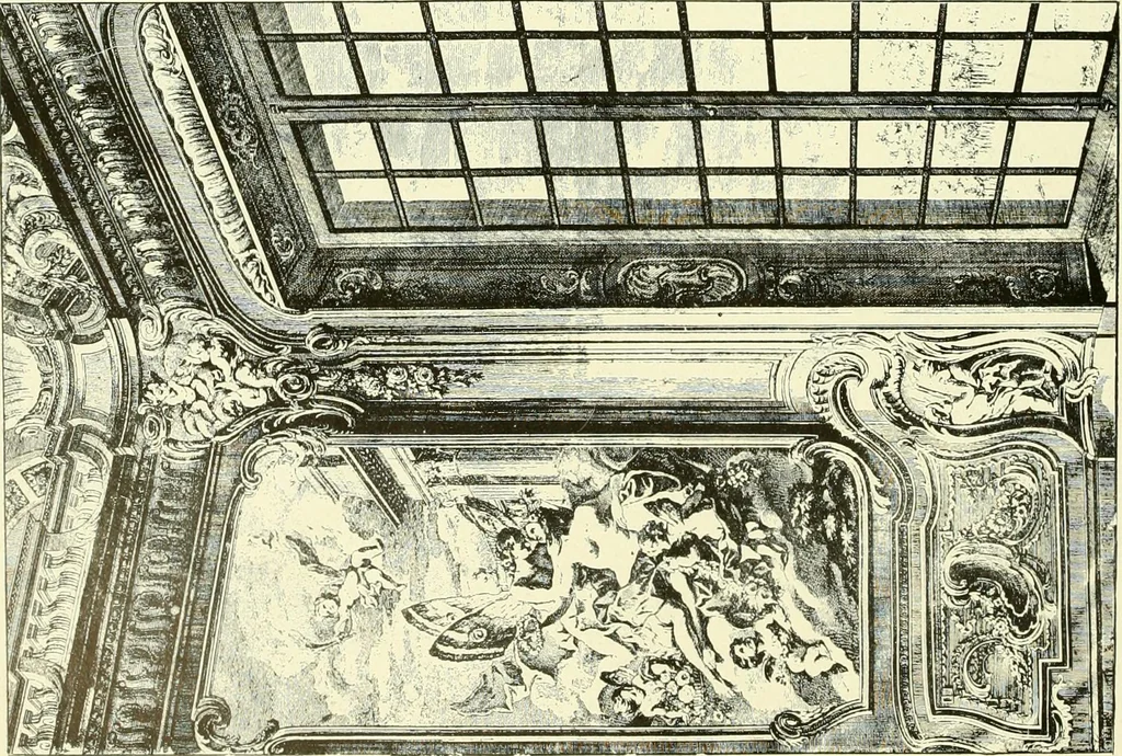 An illustration from An historical guide to French interiors, furniture, decoration, woodwork & allied arts during the last half of the seventeenth century, the whole of the eighteenth century, and the earlier part of the nineteenth, 1903, leaf 271
