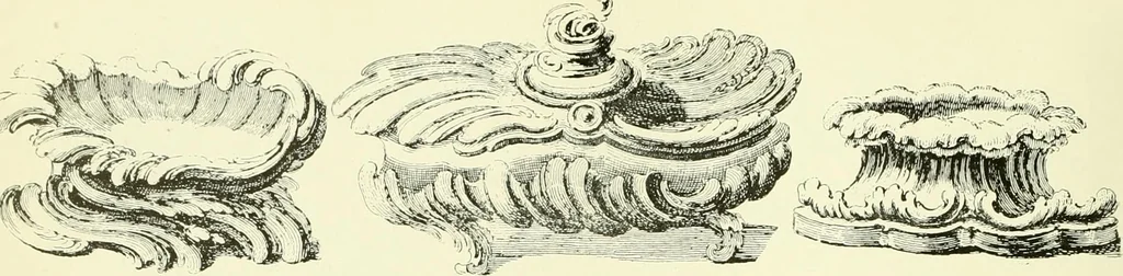 An illustration from An historical guide to French interiors, furniture, decoration, woodwork & allied arts during the last half of the seventeenth century, the whole of the eighteenth century, and the earlier part of the nineteenth, 1903, leaf 277