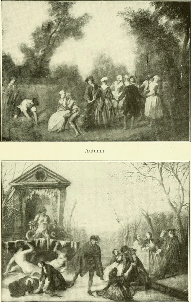 An illustration from An historical guide to French interiors, furniture, decoration, woodwork & allied arts during the last half of the seventeenth century, the whole of the eighteenth century, and the earlier part of the nineteenth, 1903, leaf 286