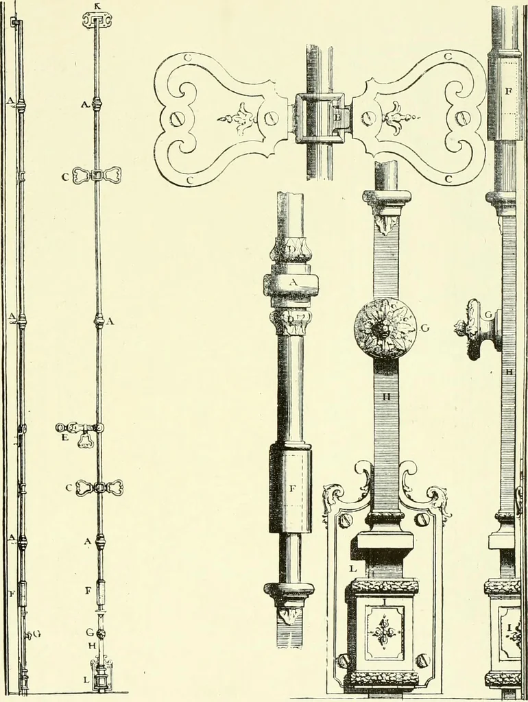 An illustration from An historical guide to French interiors, furniture, decoration, woodwork & allied arts during the last half of the seventeenth century, the whole of the eighteenth century, and the earlier part of the nineteenth, 1903, leaf 300