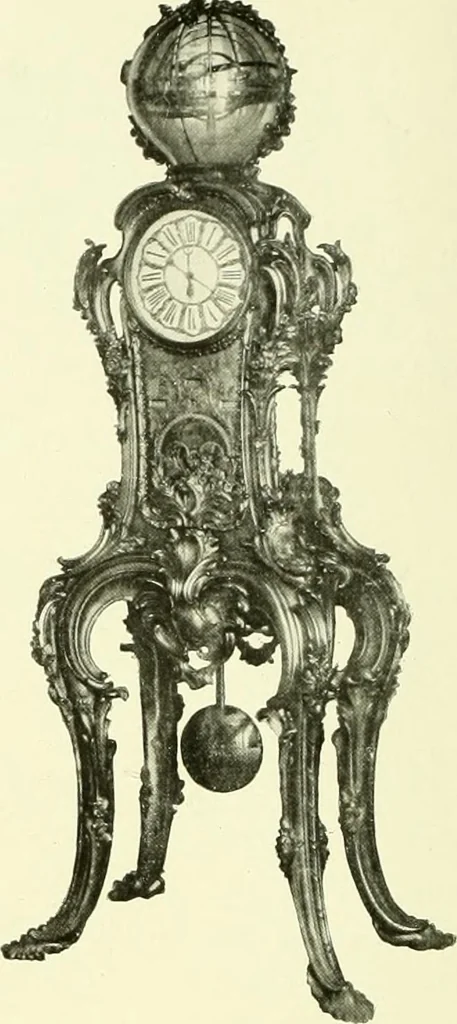 An illustration from An historical guide to French interiors, furniture, decoration, woodwork & allied arts during the last half of the seventeenth century, the whole of the eighteenth century, and the earlier part of the nineteenth, 1903, leaf 319