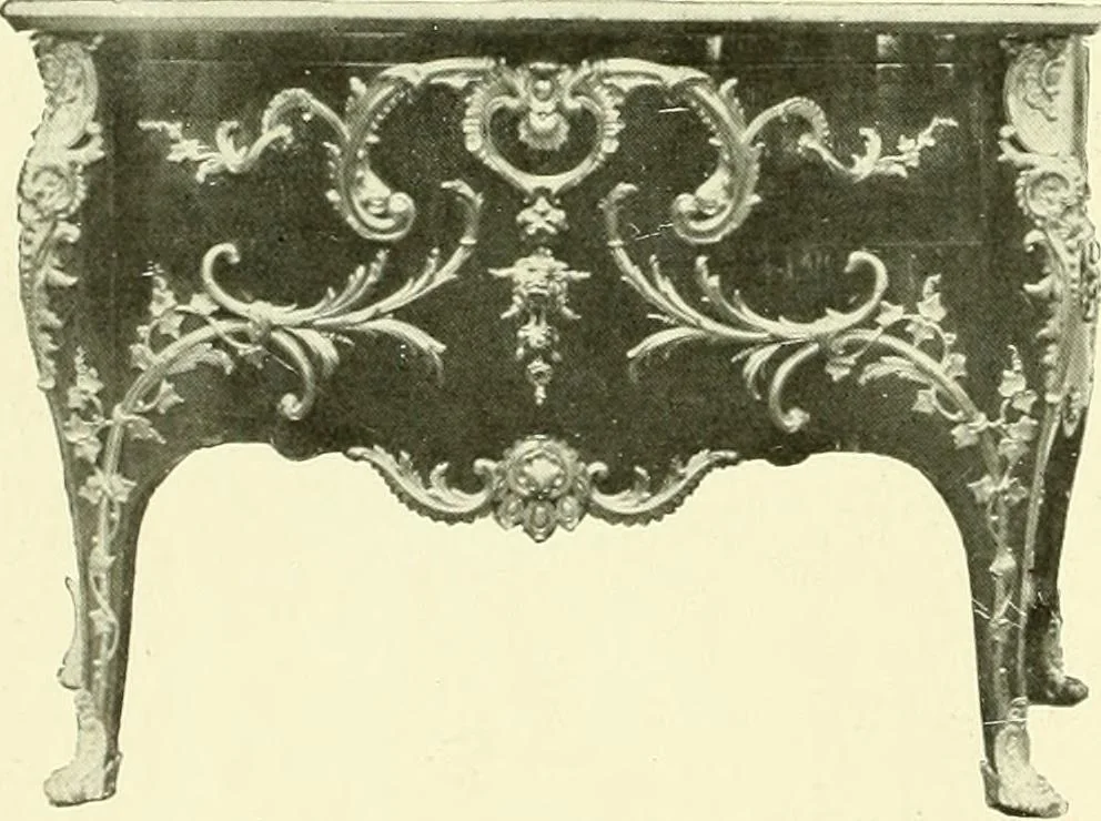 An illustration from An historical guide to French interiors, furniture, decoration, woodwork & allied arts during the last half of the seventeenth century, the whole of the eighteenth century, and the earlier part of the nineteenth, 1903, leaf 331