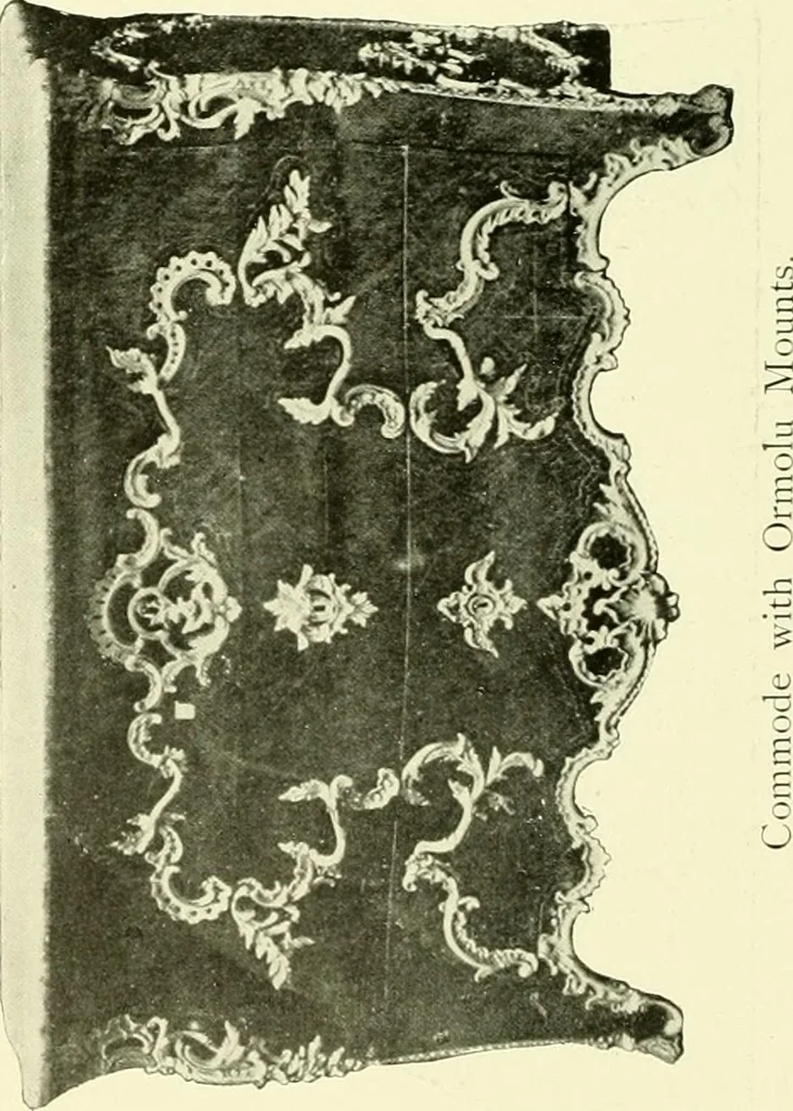 An illustration from An historical guide to French interiors, furniture, decoration, woodwork & allied arts during the last half of the seventeenth century, the whole of the eighteenth century, and the earlier part of the nineteenth, 1903, leaf 331