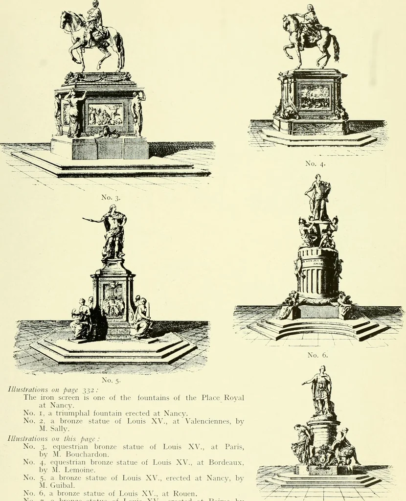 An illustration from An historical guide to French interiors, furniture, decoration, woodwork & allied arts during the last half of the seventeenth century, the whole of the eighteenth century, and the earlier part of the nineteenth, 1903, leaf 342