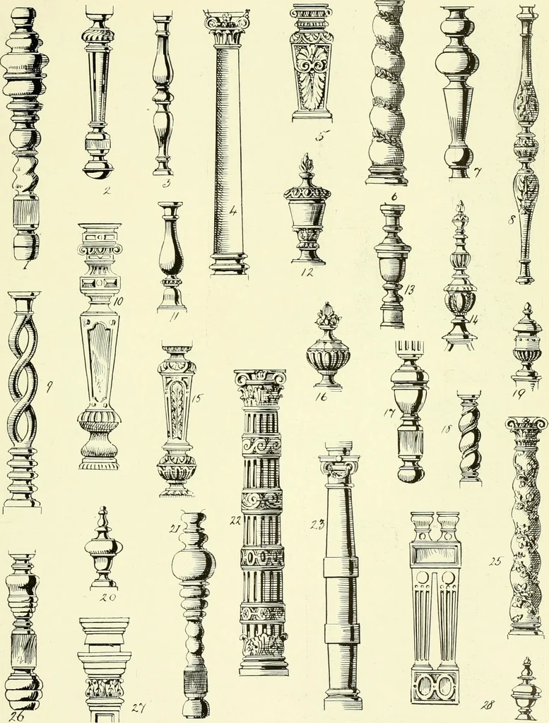 An illustration from An historical guide to French interiors, furniture, decoration, woodwork & allied arts during the last half of the seventeenth century, the whole of the eighteenth century, and the earlier part of the nineteenth, 1903, leaf 36