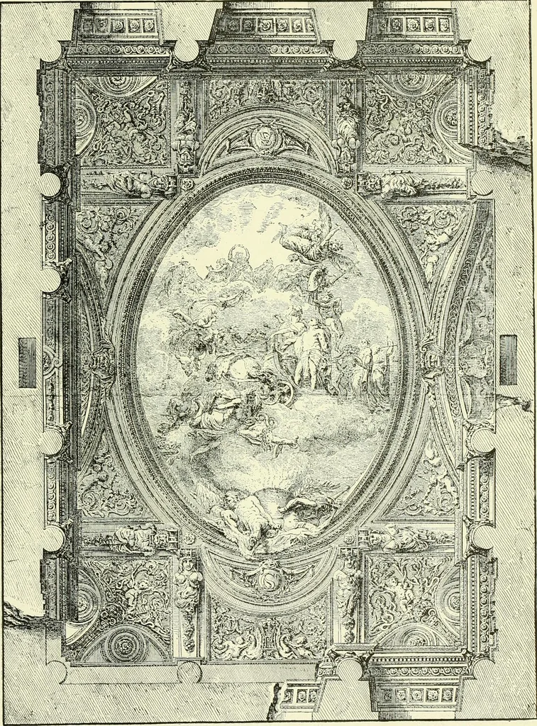 An illustration from An historical guide to French interiors, furniture, decoration, woodwork & allied arts during the last half of the seventeenth century, the whole of the eighteenth century, and the earlier part of the nineteenth, 1903, leaf 368