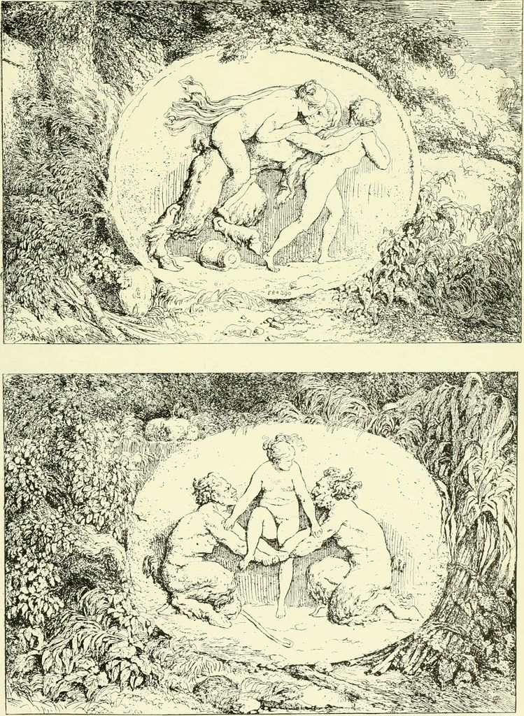 An illustration from An historical guide to French interiors, furniture, decoration, woodwork & allied arts during the last half of the seventeenth century, the whole of the eighteenth century, and the earlier part of the nineteenth, 1903, leaf 372