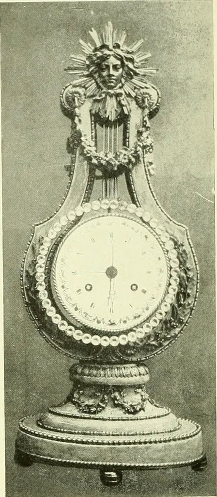 An illustration from An historical guide to French interiors, furniture, decoration, woodwork & allied arts during the last half of the seventeenth century, the whole of the eighteenth century, and the earlier part of the nineteenth, 1903, leaf 373