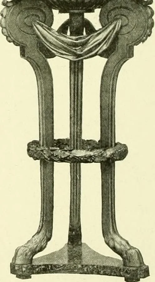 An illustration from An historical guide to French interiors, furniture, decoration, woodwork & allied arts during the last half of the seventeenth century, the whole of the eighteenth century, and the earlier part of the nineteenth, 1903, leaf 375