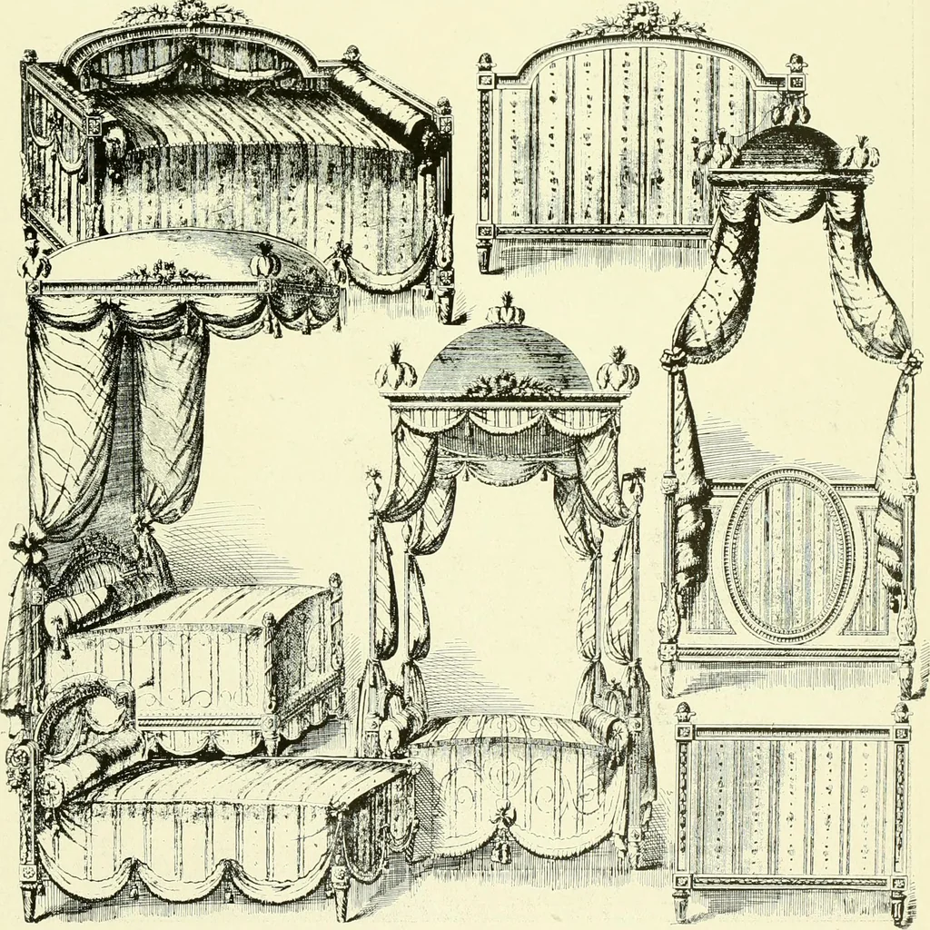 An illustration from An historical guide to French interiors, furniture, decoration, woodwork & allied arts during the last half of the seventeenth century, the whole of the eighteenth century, and the earlier part of the nineteenth, 1903, leaf 380