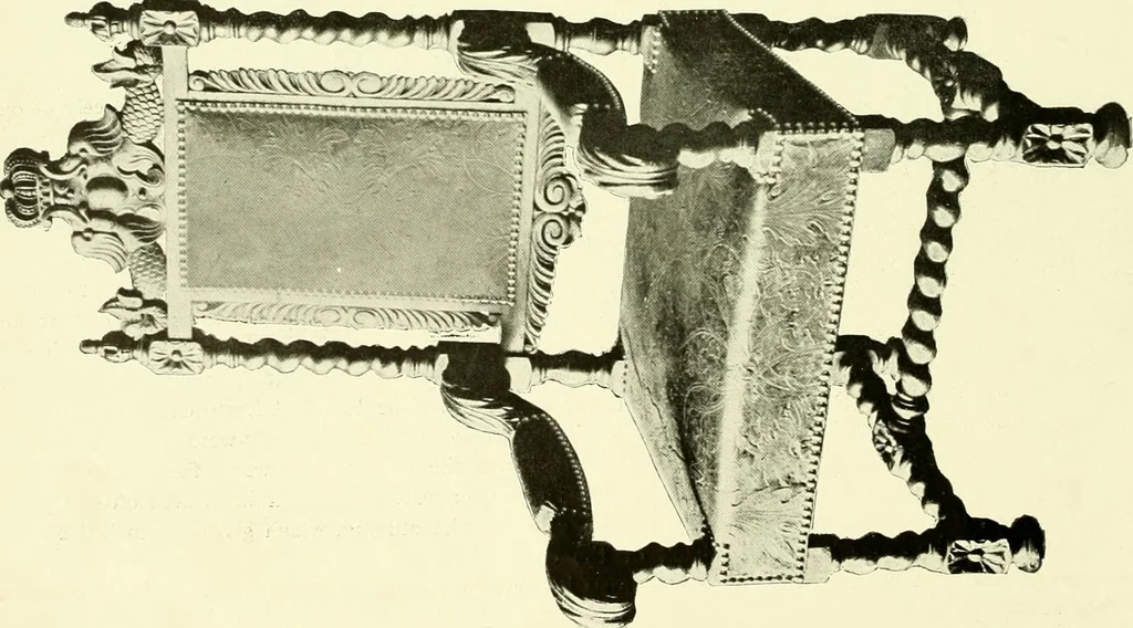 An illustration from An historical guide to French interiors, furniture, decoration, woodwork & allied arts during the last half of the seventeenth century, the whole of the eighteenth century, and the earlier part of the nineteenth, 1903, leaf 39