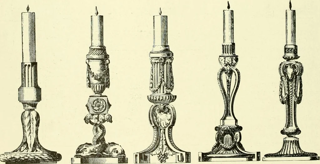 An illustration from An historical guide to French interiors, furniture, decoration, woodwork & allied arts during the last half of the seventeenth century, the whole of the eighteenth century, and the earlier part of the nineteenth, 1903, leaf 393