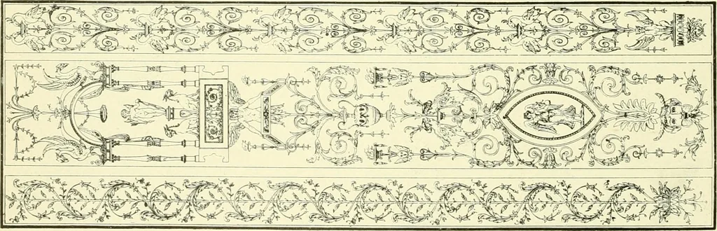 An illustration from An historical guide to French interiors, furniture, decoration, woodwork & allied arts during the last half of the seventeenth century, the whole of the eighteenth century, and the earlier part of the nineteenth, 1903, leaf 395