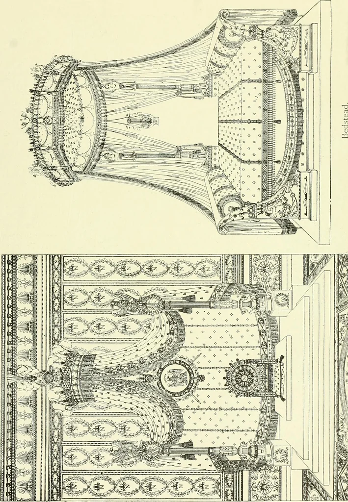 An illustration from An historical guide to French interiors, furniture, decoration, woodwork & allied arts during the last half of the seventeenth century, the whole of the eighteenth century, and the earlier part of the nineteenth, 1903, leaf 398