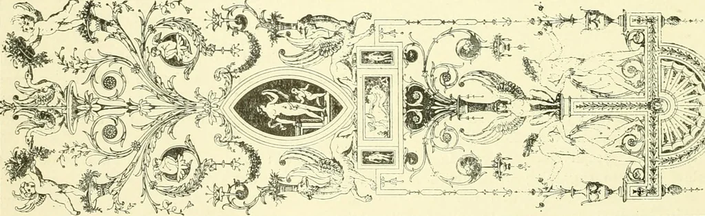 An illustration from An historical guide to French interiors, furniture, decoration, woodwork & allied arts during the last half of the seventeenth century, the whole of the eighteenth century, and the earlier part of the nineteenth, 1903, leaf 409