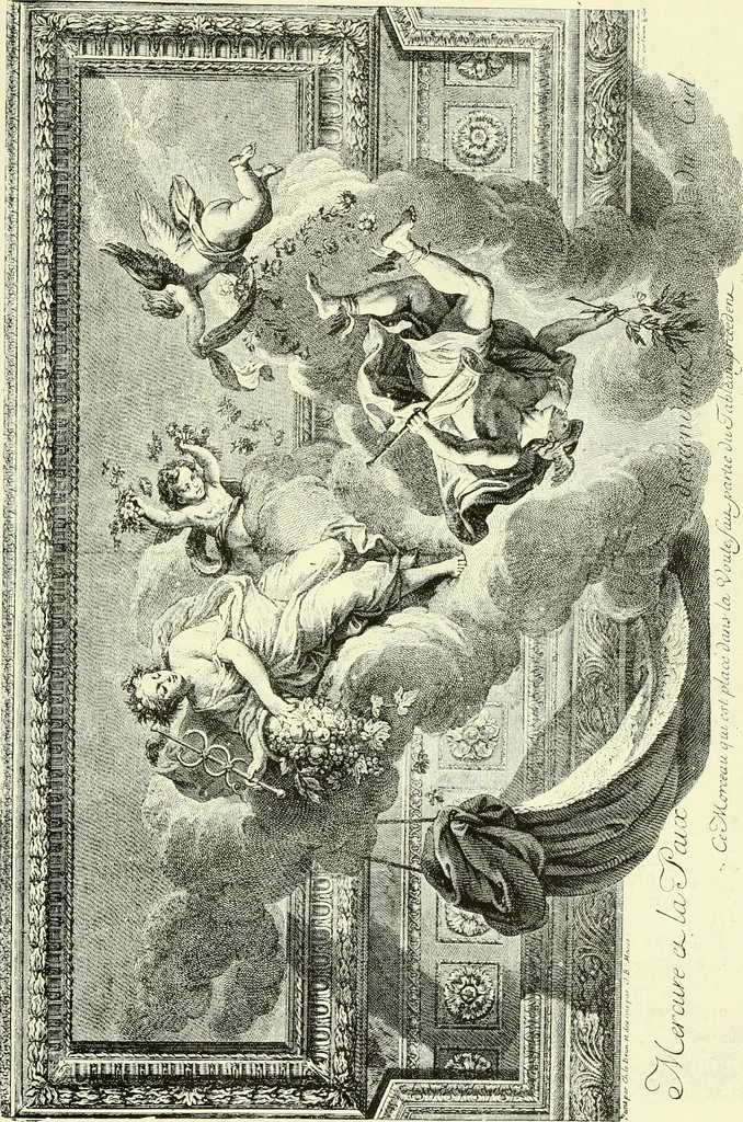 An illustration from An historical guide to French interiors, furniture, decoration, woodwork & allied arts during the last half of the seventeenth century, the whole of the eighteenth century, and the earlier part of the nineteenth, 1903, leaf 42