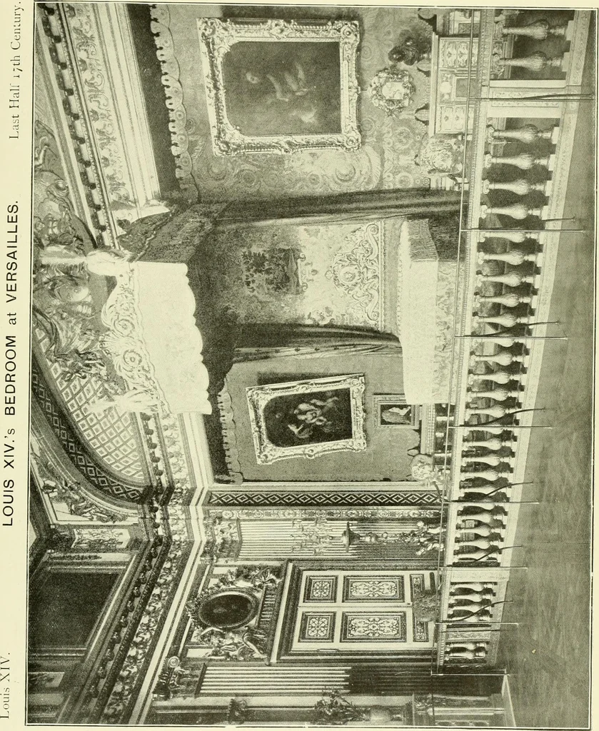 An illustration from An historical guide to French interiors, furniture, decoration, woodwork & allied arts during the last half of the seventeenth century, the whole of the eighteenth century, and the earlier part of the nineteenth, 1903, leaf 50