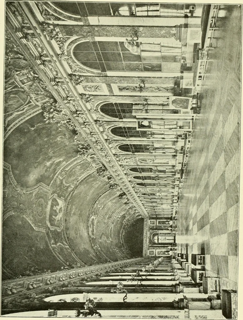 An illustration from An historical guide to French interiors, furniture, decoration, woodwork & allied arts during the last half of the seventeenth century, the whole of the eighteenth century, and the earlier part of the nineteenth, 1903, leaf 54