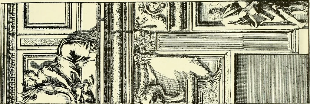 An illustration from An historical guide to French interiors, furniture, decoration, woodwork & allied arts during the last half of the seventeenth century, the whole of the eighteenth century, and the earlier part of the nineteenth, 1903, leaf 72
