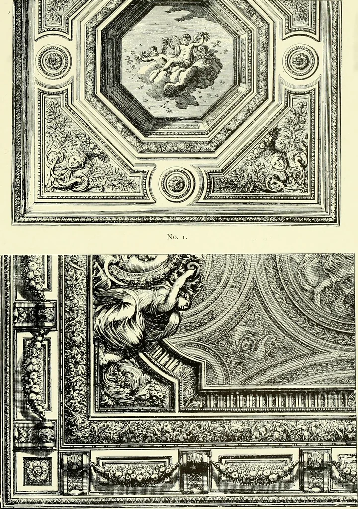 An illustration from An historical guide to French interiors, furniture, decoration, woodwork & allied arts during the last half of the seventeenth century, the whole of the eighteenth century, and the earlier part of the nineteenth, 1903, leaf 88