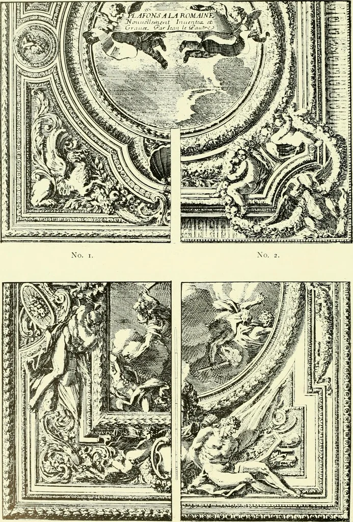 An illustration from An historical guide to French interiors, furniture, decoration, woodwork & allied arts during the last half of the seventeenth century, the whole of the eighteenth century, and the earlier part of the nineteenth, 1903, leaf 89