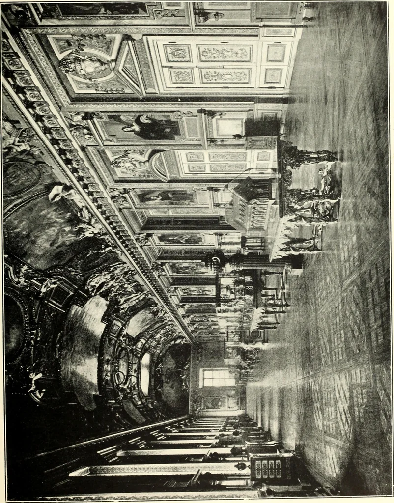 An illustration from An historical guide to French interiors, furniture, decoration, woodwork, & allied arts during the last half of the seventeenth century, the whole of the eighteenth century, and the earlier part of the nineteenth, 1900, leaf 123