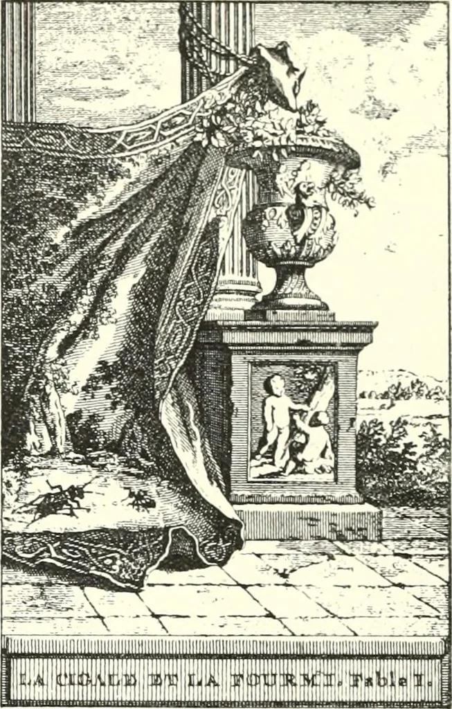 An illustration from An historical guide to French interiors, furniture, decoration, woodwork, & allied arts during the last half of the seventeenth century, the whole of the eighteenth century, and the earlier part of the nineteenth, 1900, leaf 169