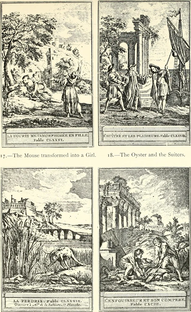 An illustration from An historical guide to French interiors, furniture, decoration, woodwork, & allied arts during the last half of the seventeenth century, the whole of the eighteenth century, and the earlier part of the nineteenth, 1900, leaf 173
