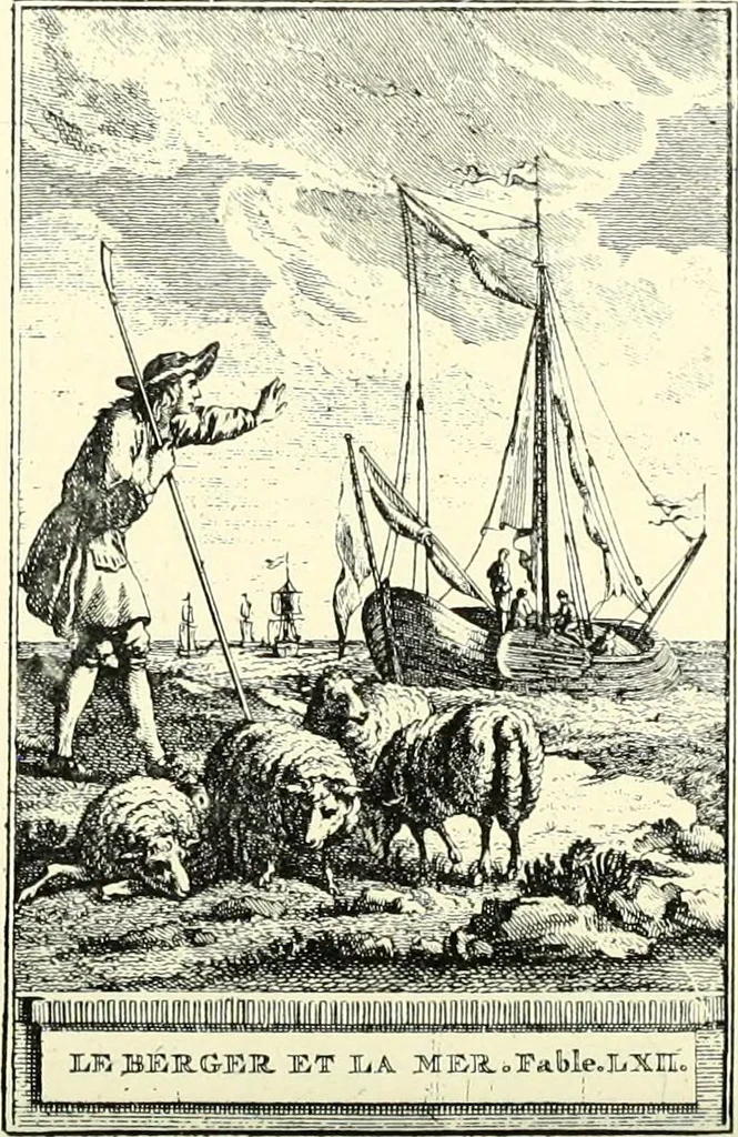An illustration from An historical guide to French interiors, furniture, decoration, woodwork, & allied arts during the last half of the seventeenth century, the whole of the eighteenth century, and the earlier part of the nineteenth, 1900, leaf 174