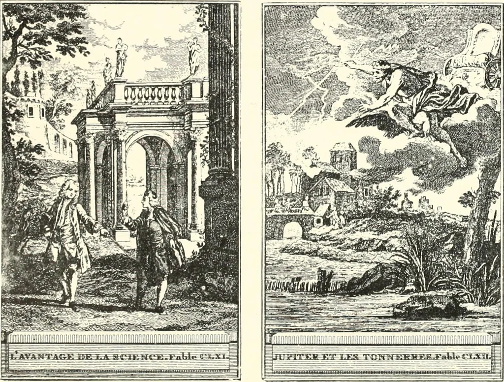 An illustration from An historical guide to French interiors, furniture, decoration, woodwork, & allied arts during the last half of the seventeenth century, the whole of the eighteenth century, and the earlier part of the nineteenth, 1900, leaf 175