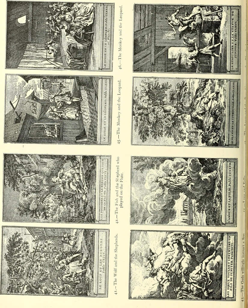 An illustration from An historical guide to French interiors, furniture, decoration, woodwork, & allied arts during the last half of the seventeenth century, the whole of the eighteenth century, and the earlier part of the nineteenth, 1900, leaf 176