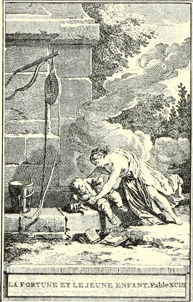 An illustration from An historical guide to French interiors, furniture, decoration, woodwork, & allied arts during the last half of the seventeenth century, the whole of the eighteenth century, and the earlier part of the nineteenth, 1900, leaf 178