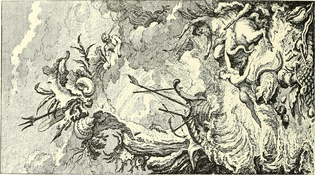 An illustration from An historical guide to French interiors, furniture, decoration, woodwork, & allied arts during the last half of the seventeenth century, the whole of the eighteenth century, and the earlier part of the nineteenth, 1900, leaf 192