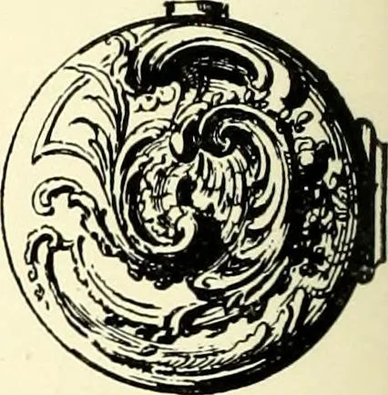An illustration from An historical guide to French interiors, furniture, decoration, woodwork, & allied arts during the last half of the seventeenth century, the whole of the eighteenth century, and the earlier part of the nineteenth, 1900, leaf 212