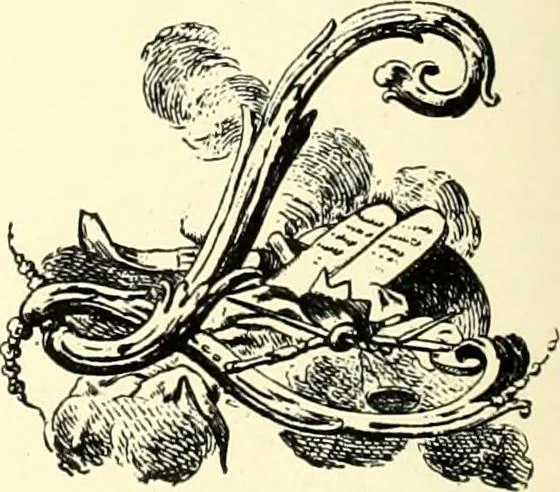 An illustration from An historical guide to French interiors, furniture, decoration, woodwork, & allied arts during the last half of the seventeenth century, the whole of the eighteenth century, and the earlier part of the nineteenth, 1900, leaf 220