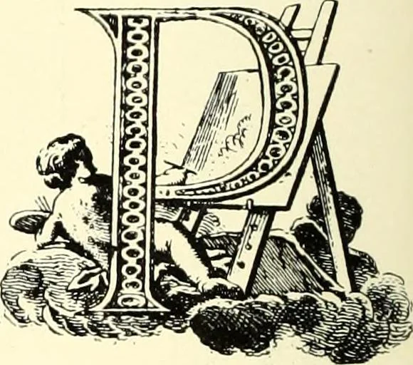 An illustration from An historical guide to French interiors, furniture, decoration, woodwork, & allied arts during the last half of the seventeenth century, the whole of the eighteenth century, and the earlier part of the nineteenth, 1900, leaf 222