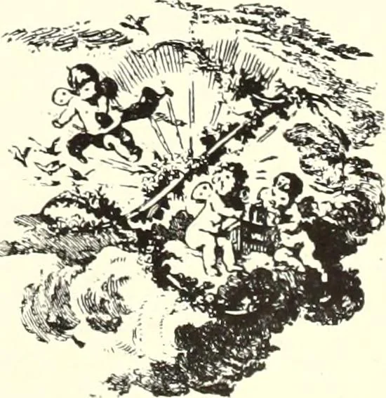 An illustration from An historical guide to French interiors, furniture, decoration, woodwork, & allied arts during the last half of the seventeenth century, the whole of the eighteenth century, and the earlier part of the nineteenth, 1900, leaf 225