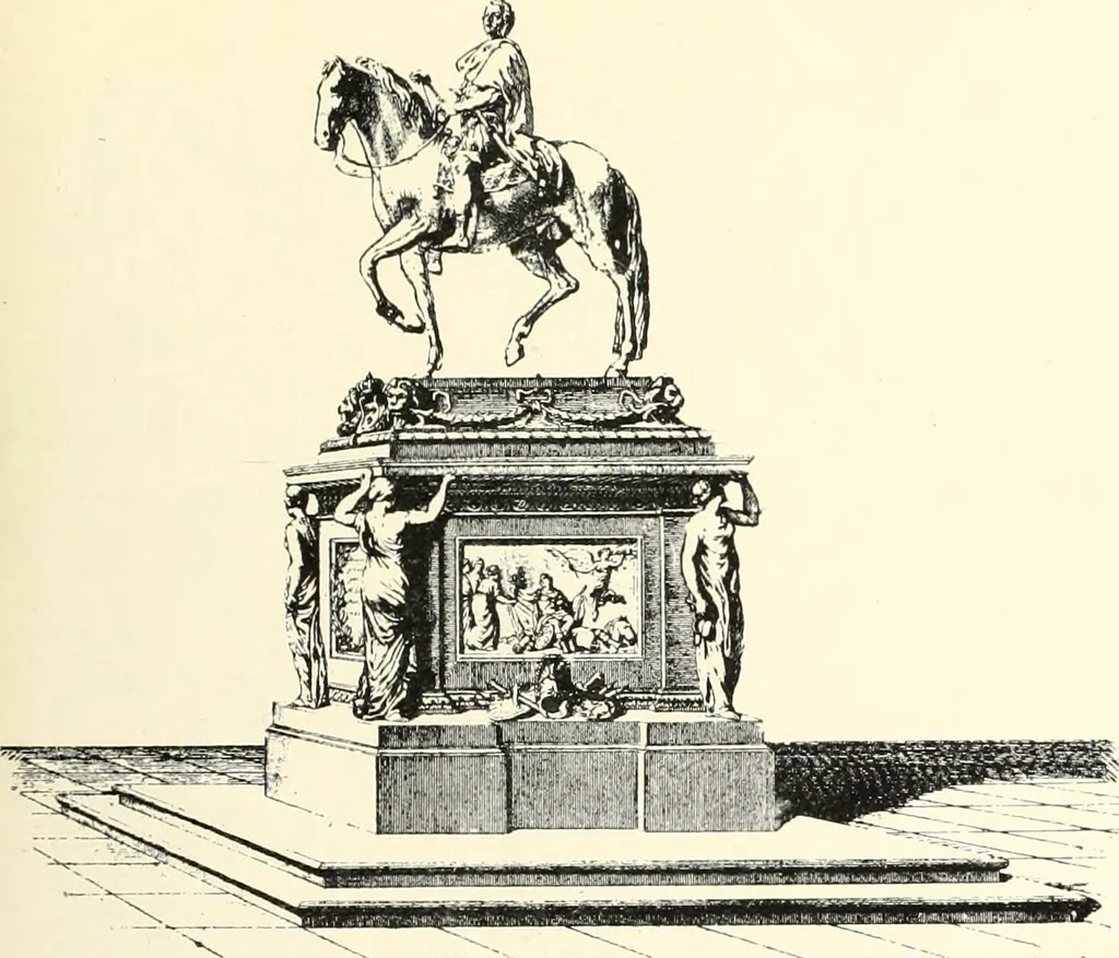 An illustration from An historical guide to French interiors, furniture, decoration, woodwork, & allied arts during the last half of the seventeenth century, the whole of the eighteenth century, and the earlier part of the nineteenth, 1900, leaf 259