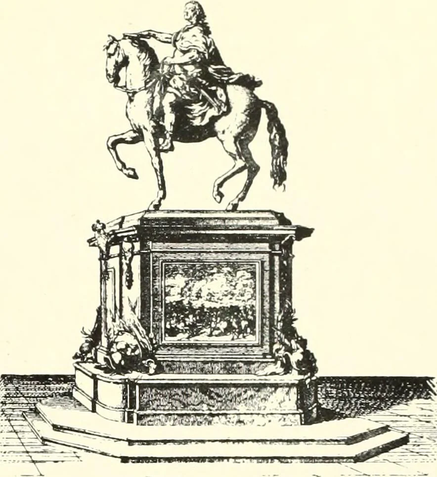 An illustration from An historical guide to French interiors, furniture, decoration, woodwork, & allied arts during the last half of the seventeenth century, the whole of the eighteenth century, and the earlier part of the nineteenth, 1900, leaf 259