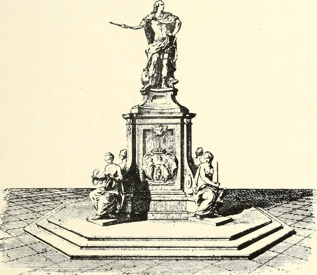 An illustration from An historical guide to French interiors, furniture, decoration, woodwork, & allied arts during the last half of the seventeenth century, the whole of the eighteenth century, and the earlier part of the nineteenth, 1900, leaf 259