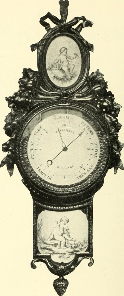 An illustration from An historical guide to French interiors, furniture, decoration, woodwork, & allied arts during the last half of the seventeenth century, the whole of the eighteenth century, and the earlier part of the nineteenth, 1900, leaf 270
