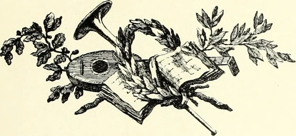 An illustration from An historical guide to French interiors, furniture, decoration, woodwork, & allied arts during the last half of the seventeenth century, the whole of the eighteenth century, and the earlier part of the nineteenth, 1900, leaf 275