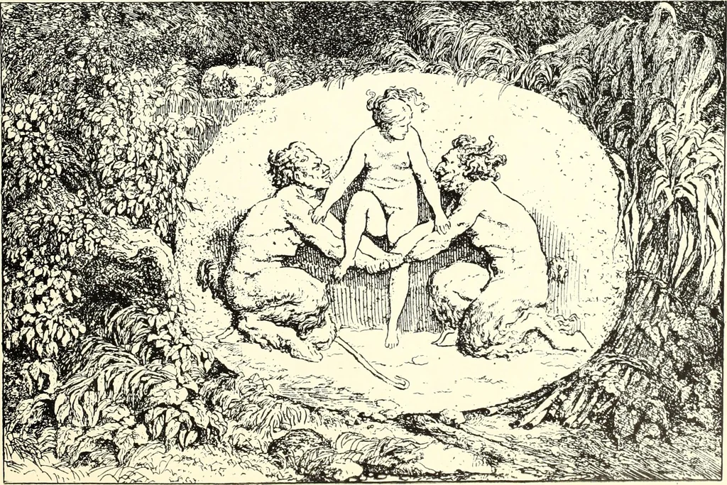 An illustration from An historical guide to French interiors, furniture, decoration, woodwork, & allied arts during the last half of the seventeenth century, the whole of the eighteenth century, and the earlier part of the nineteenth, 1900, leaf 285