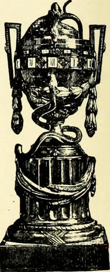 An illustration from An historical guide to French interiors, furniture, decoration, woodwork, & allied arts during the last half of the seventeenth century, the whole of the eighteenth century, and the earlier part of the nineteenth, 1900, leaf 290
