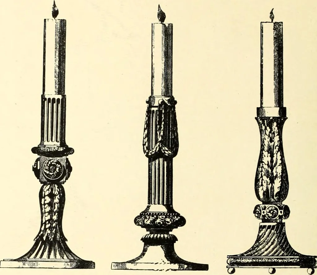 An illustration from An historical guide to French interiors, furniture, decoration, woodwork, & allied arts during the last half of the seventeenth century, the whole of the eighteenth century, and the earlier part of the nineteenth, 1900, leaf 302