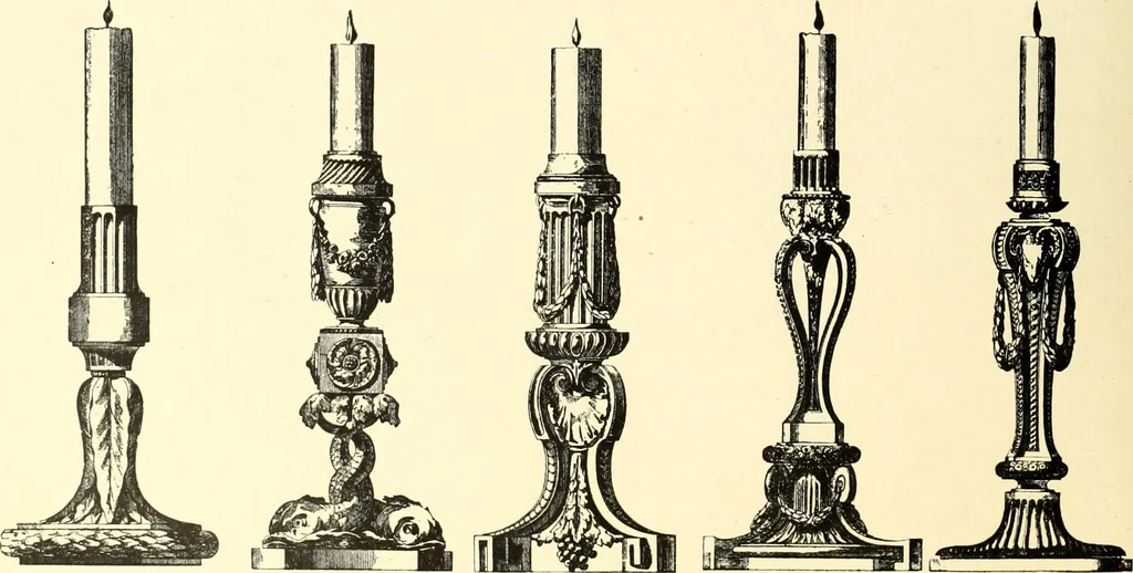 An illustration from An historical guide to French interiors, furniture, decoration, woodwork, & allied arts during the last half of the seventeenth century, the whole of the eighteenth century, and the earlier part of the nineteenth, 1900, leaf 302