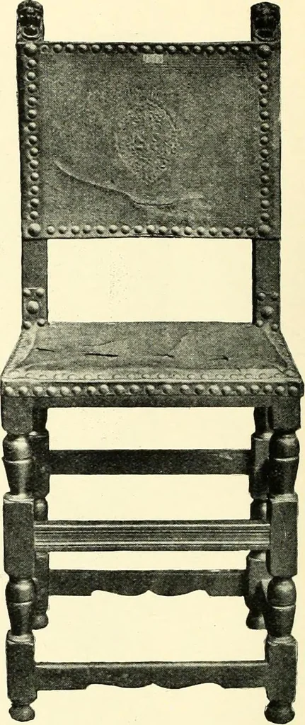 An illustration from An historical guide to French interiors, furniture, decoration, woodwork, & allied arts during the last half of the seventeenth century, the whole of the eighteenth century, and the earlier part of the nineteenth, 1900, leaf 38
